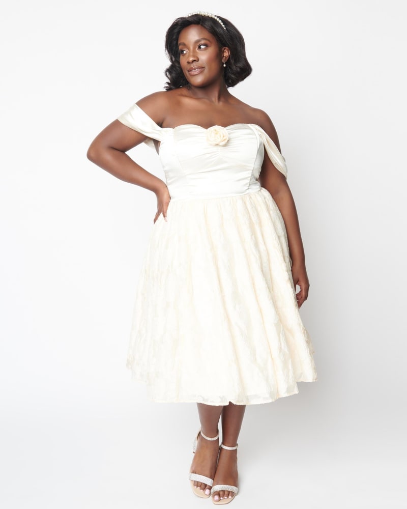 Unique vintage white dress deals